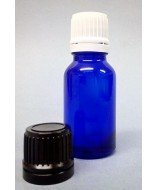50 ml Blue Glass Dropper Bottle & Tamper Evident Cap