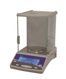 Balance analytique classe I, charge max. 220 g, précision 0.0001 g, étalonnage externe automatique avec poids inclus