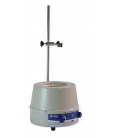 Manta calefactora analógica con agitación para matraces de 500 ml de capacidad, velocidad máxima de 1450 rpm y con sonda de temp