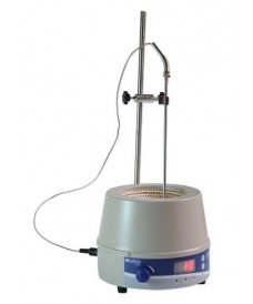 Manta calefactora digital con agitación para matraces de 500 ml de capacidad, velocidad máxima de 1450 rpm y con sonda de temper