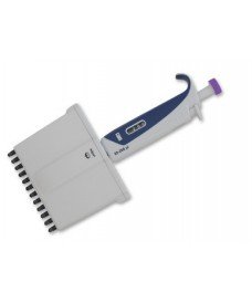 Pipeta automática profesional de volumen variable de 5 a 50 µl con 12 canales de la marca Digipette.