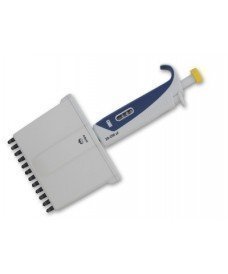 Pipeta automática profesional de volumen variable de 20 a 200 µl con 12 canales de la marca Digipette.