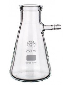 Fiole conique à vide en verre borosilicate de 500ml