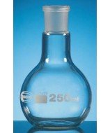 Ballon sphérique à col étroit 100ml, fond plat, col étroit et rodé 14/23