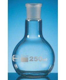 Ballon sphérique à col étroit en verre borosilicate de 1000ml, fond plat, col étroit et rodé 29/32