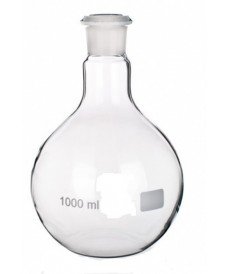 Round bottom flask with standard 29/32 female ground joint and 100 ml capacity.