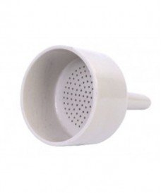 Embudo de porcelana para la filtración ECO de 800 ml de capacidad con la base interior perforada y plana.