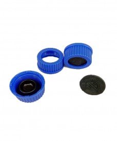 Bouchon noir butyl pour bouchon à vis GL45