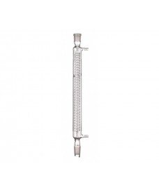 Refrigerante de serpentín de 250 mm de vidrio borosilicato y con juntas esmeriladas normalizadas 2x29/32