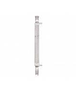 Refrigerante de serpentín de 400 mm con juntas esmeriladas normalizadas 2x29/32 de vidrio borosilicato