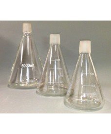 5000 mL Conical Glass Flask with ground-glass male neck SJ 50/42