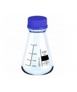 Matraz Erlenmeyer 2000 ml con tapa rosca GL