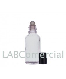 5 mL Roll-On Clear Glass Bottle & 18 mm Screw Cap