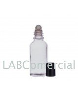 30 mL Roll-On Clear Glass Bottle & 18 mm Screw Cap