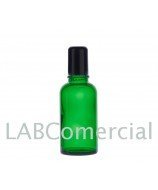 100 mL Roll-On Green Glass Bottle & 18 mm Screw Cap
