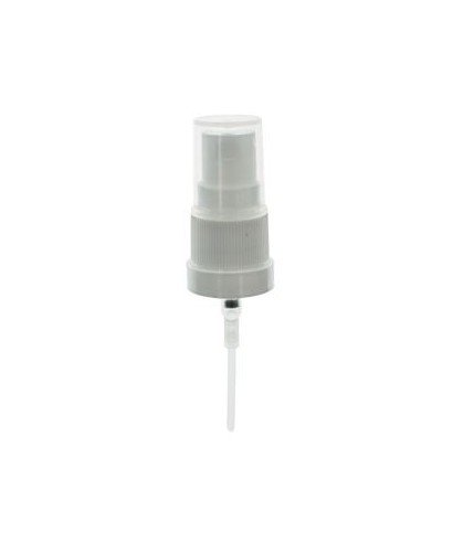 18 mm White Finger Spray Atomiser, Stepped