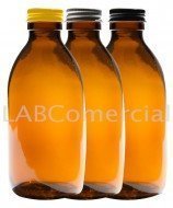 60ml Amber Glass Bottle & 28mm Aluminium Screw Cap
