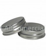 38mm Aluminium Silver Screw Closure