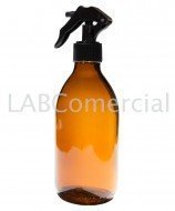 500ml Amber Glass Sirop Bottle & 28mm Hand Trigger Sprayer