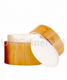 Pot cosmétique bambou 50ml avec couvercle