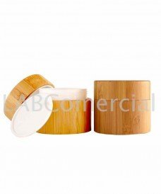 50ml Bamboo Cosmetic Jar with Shive and Lid