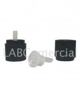 Black Safety Closure and Vertical Dropper Insert for 18 mm Screw-Top Bottles 