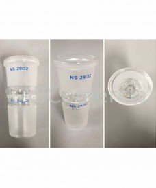 Adapter with Perforated Plate, Male/Female 29/32