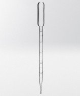 Pipetas Pasteur de plástico graduada de 10 ml, graduación en relieve, desechable