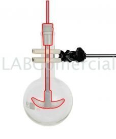 How to use: PTFE adapter for stirring rod for reactor flask
