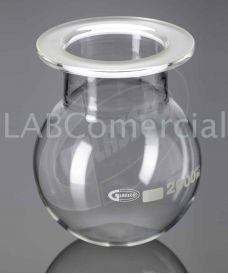 Ballon sphérique à large ouverture, 5.000ml (marque Glassco)