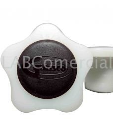 Plastic stopper for laboratory container with standardised ground-glass joint nec