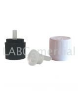 18 mm Screw Lid, Safety Closure, Tamper-Evident Seal with Vertical Dropper Insert