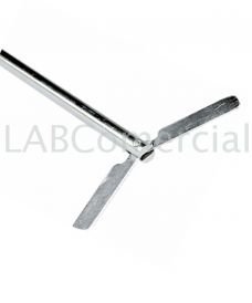 Tige à 2 palettes articulées acier inoxydable agitateur RS13