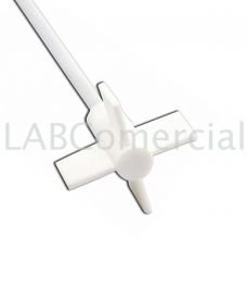 Varilla de centrífuga en cruz de teflón (PTFE), acesorio para el agitador de varilla modelo RS13, de la marca RSLab.