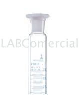 500ml graduated measuring cylinder and plastic stopper