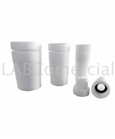 Adaptador de PTFE para varilla de agitación, adecuado para un matraz de reactor o esférico