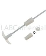 Accessory sold separately: stirring rod for reactor flask with bearing adapter