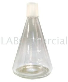 1,000ml Conical Glass Flask with 40/38 ground-glass joint neck, male