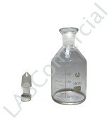 Flacon pour la détermination de la demande biologique en oxygène (DBO) et capacité de 300 ml.