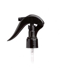 Black Hand Trigger Sprayer for 24mm Screw Bottle, Cosmetic