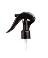 Black Hand Trigger Sprayer for 24mm Screw Bottle, Cosmetic