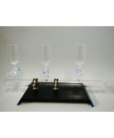 300ml Glass Vacuum Manifolds 3-Places without Accessories